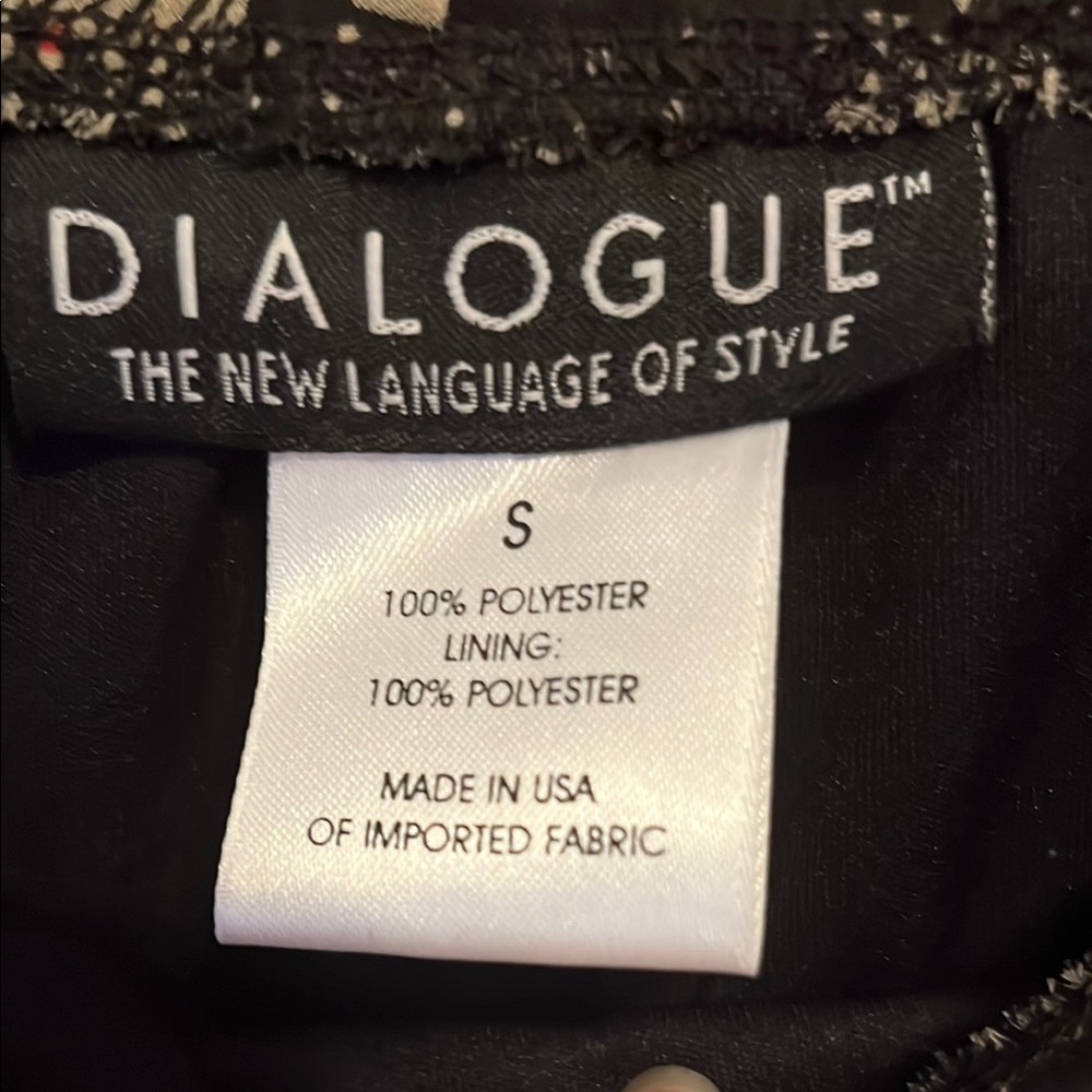 Dialogue Black Floral Ruffled Chiffon High/low Asymmetrical Elastic Skir… - Picture 2 of 5